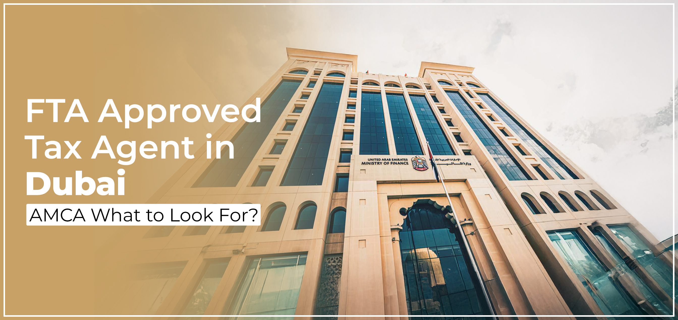 FTA Approved Tax Agent in Dubai – AMCA What to Look For?